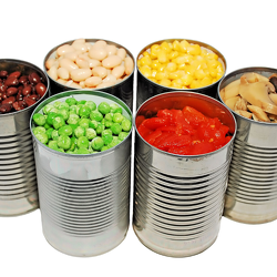 Case of Canned Vegetables
